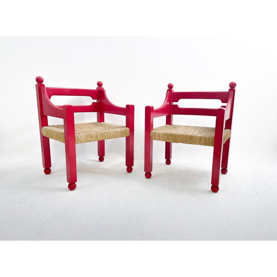 Image 1 of Paire de fauteuils Mid Century, Italie 1970