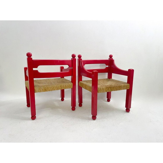 Image 1 of Paire de fauteuils Mid Century, Italie 1970