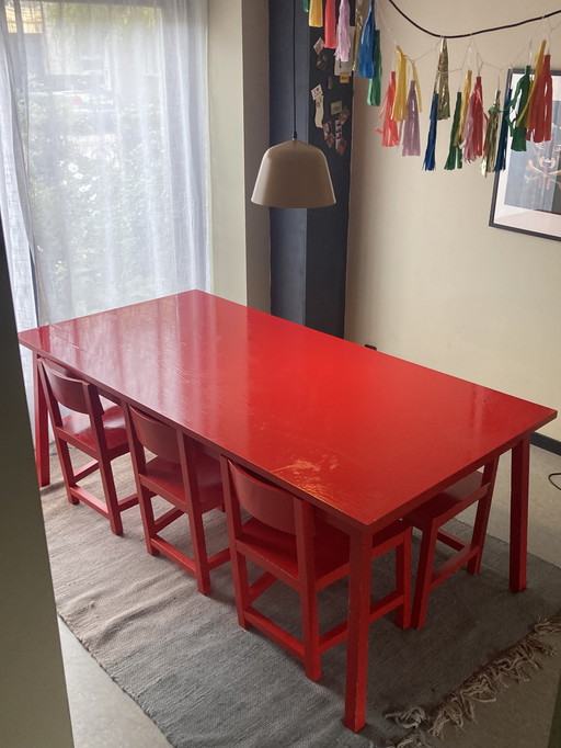 Atelier Van Lieshout - Ensemble de tables de salle à manger Shaker