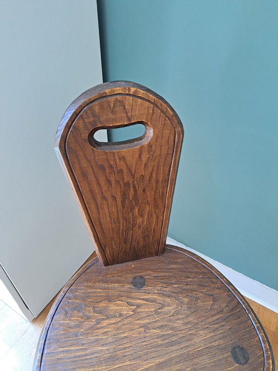 Image 1 of Paire De Tabourets Brutalistes