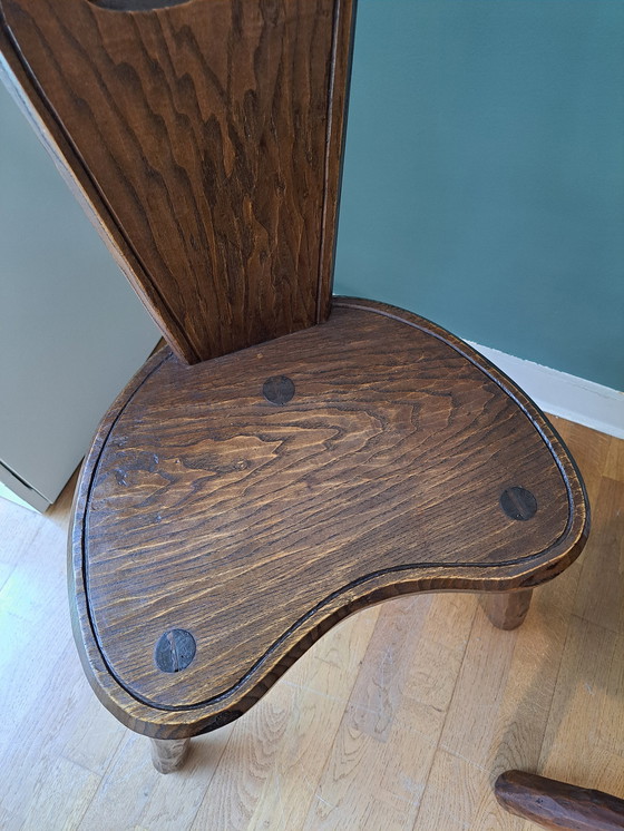 Image 1 of Paire De Tabourets Brutalistes