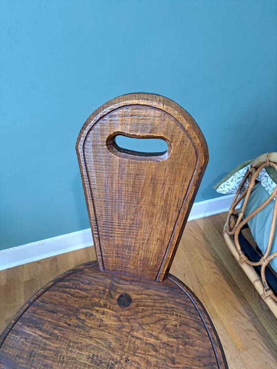 Image 1 of Paire De Tabourets Brutalistes