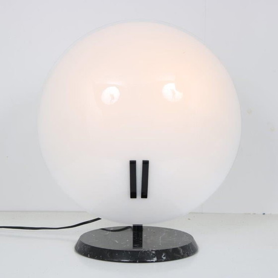 Image 1 of Grande lampe de table "Perla" par Bruno Gecchelin pour Oluce, Italie 1980