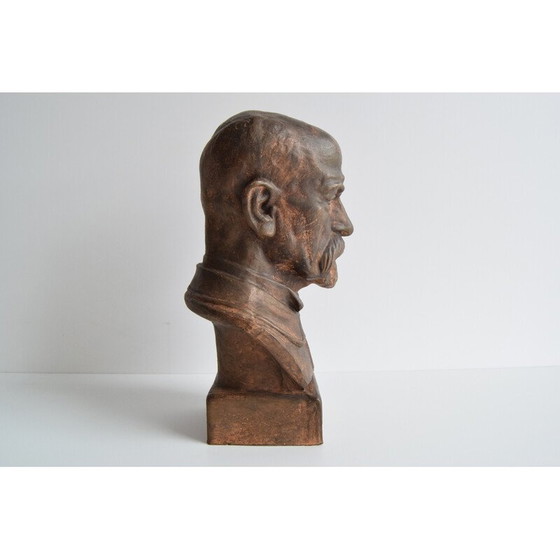 Image 1 of Buste en céramique vintage Tomáš Garrigue Masaryk, années 1950