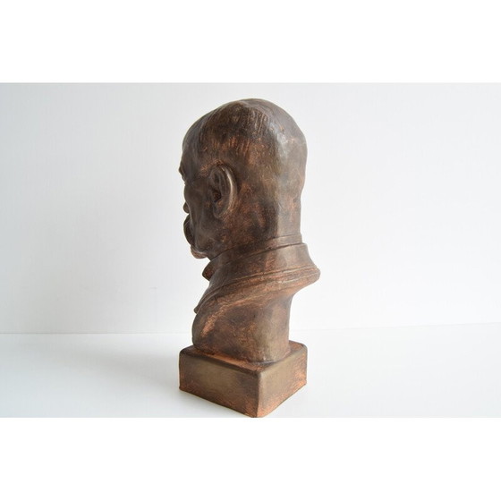 Image 1 of Buste en céramique vintage Tomáš Garrigue Masaryk, années 1950