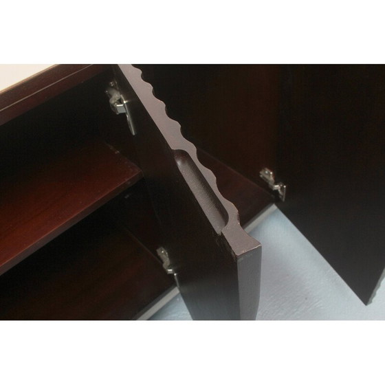 Image 1 of Buffet bas vintage en métal argenté, 1970