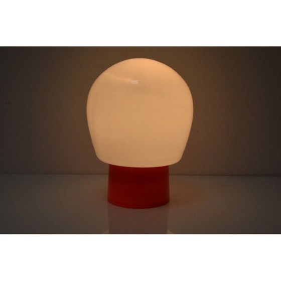 Image 1 of Lampe de table en verre du Mid Century par Stepan Tabera, Tchécoslovaquie, 1970