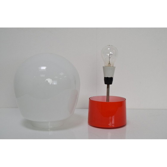 Image 1 of Lampe de table en verre du Mid Century par Stepan Tabera, Tchécoslovaquie, 1970