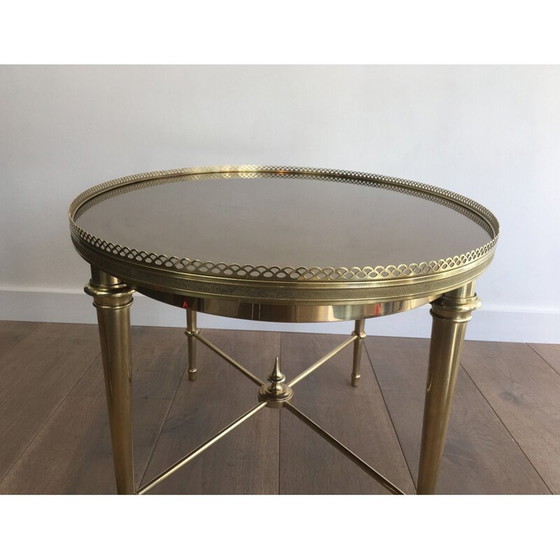 Image 1 of Table basse ovale néoclassique vintage, France 1940