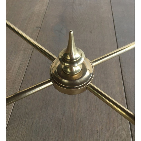 Image 1 of Table basse ovale néoclassique vintage, France 1940