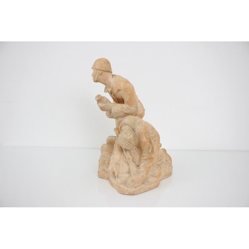 Sculpture vintage de Bedřich Neužil, Tchécoslovaquie 1950