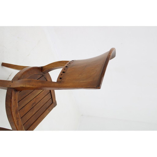 Chaise vintage en teck, Inde