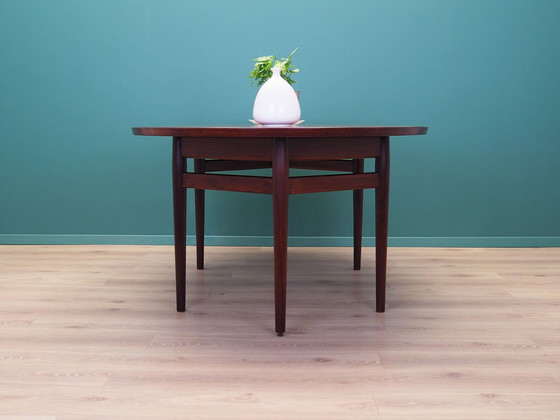 Image 1 of Table ovale en bois de rose, 1950S, Design danois, Designer : Arne Vodder, Production : Sibast