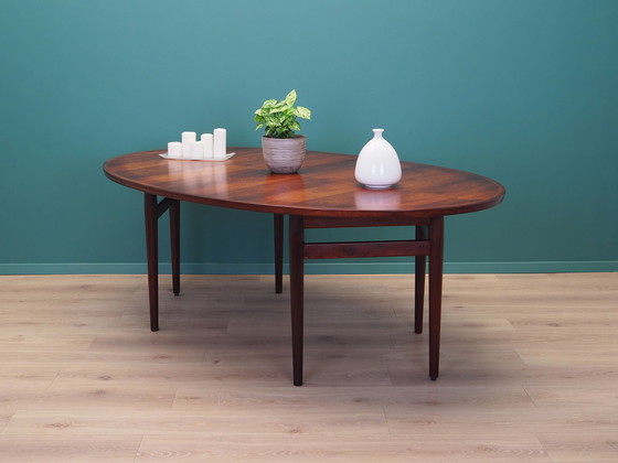 Image 1 of Table ovale en bois de rose, 1950S, Design danois, Designer : Arne Vodder, Production : Sibast