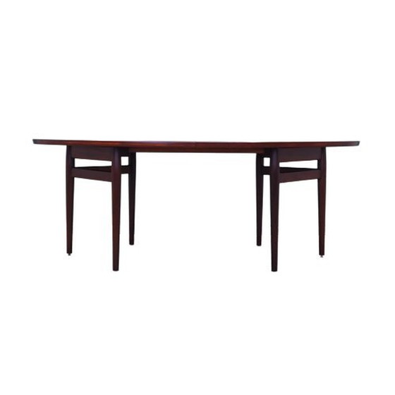 Image 1 of Table ovale en bois de rose, 1950S, Design danois, Designer : Arne Vodder, Production : Sibast