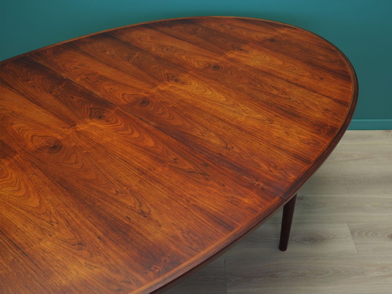 Image 1 of Table ovale en bois de rose, 1950S, Design danois, Designer : Arne Vodder, Production : Sibast