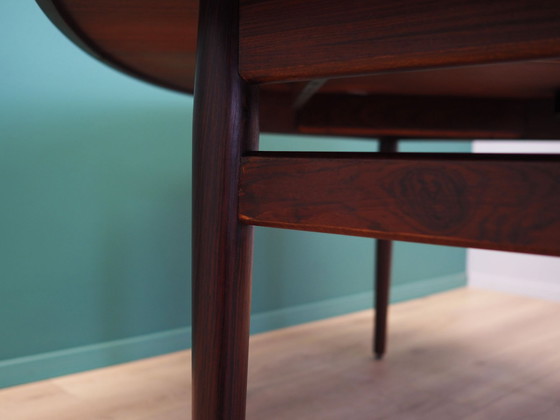 Image 1 of Table ovale en bois de rose, 1950S, Design danois, Designer : Arne Vodder, Production : Sibast