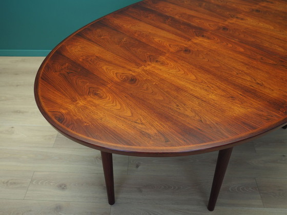 Image 1 of Table ovale en bois de rose, 1950S, Design danois, Designer : Arne Vodder, Production : Sibast