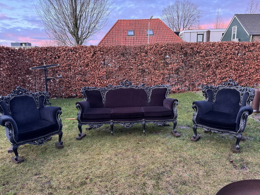 Ensemble canapé Queen Ann