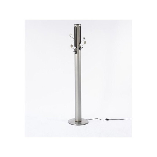 Porte-manteau vintage éclairé, Italie 1970