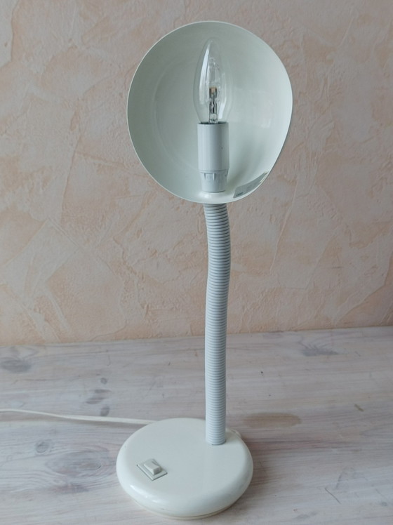 Image 1 of Lampe De Bureau Flexible Blanche 