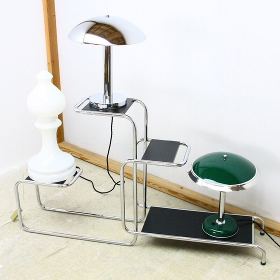 Image 1 of Lampe de bureau vintage Art Déco par Max Schumacher pour Metallwerke Werner Schroeder