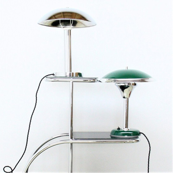 Image 1 of Lampe de bureau vintage Art Déco par Max Schumacher pour Metallwerke Werner Schroeder