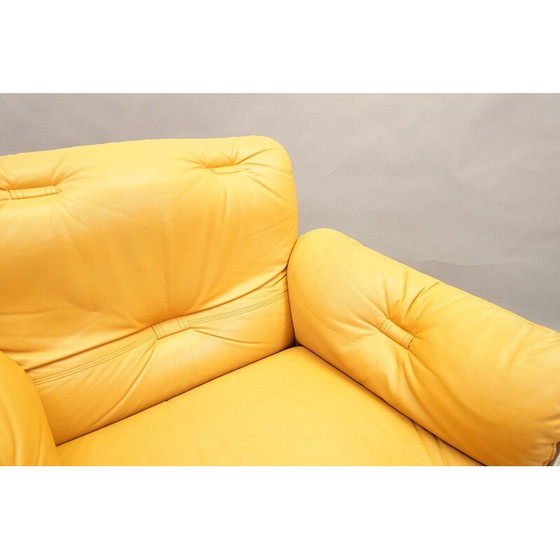 Image 1 of Paire de fauteuils vintage en cuir brésilien et bois de Jatoba, 1970