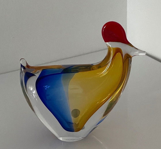 Image 1 of Objet en verre "Chicken" de Jan Machalek.