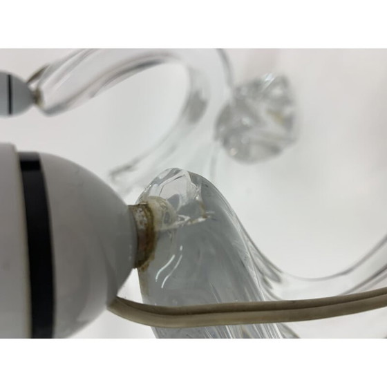 Image 1 of Paire de lampes de table en cristal pour Daum, France, années 1950