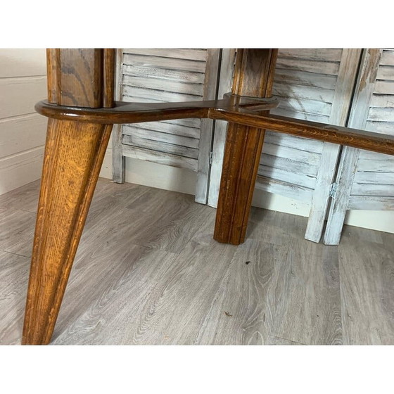 Image 1 of Table extensible vintage Art Déco en chêne