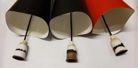 Image 1 of Vintage Suspensions Métalliques Perforées