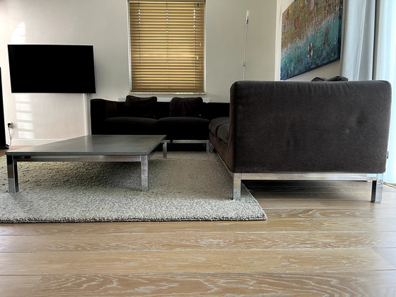 Image 1 of Canapé d'angle Minotti avec pouf