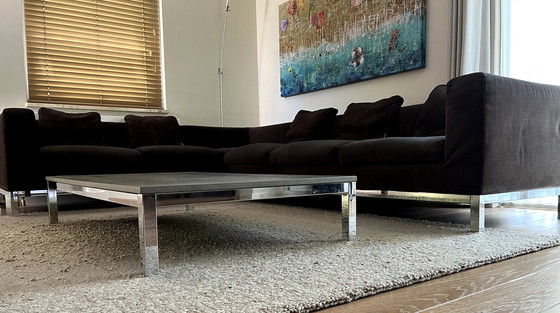 Image 1 of Canapé d'angle Minotti avec pouf