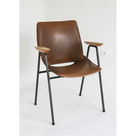 Image 1 of Chaise Lupina marron vintage de Niko Kralj pour Stol, 1970