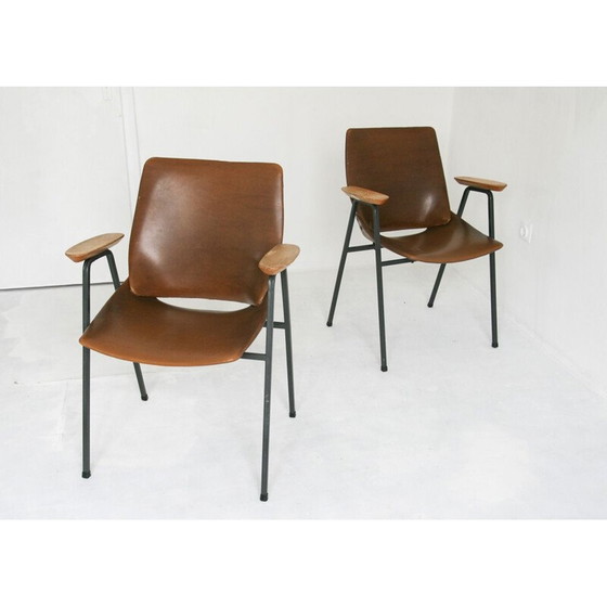 Image 1 of Chaise Lupina marron vintage de Niko Kralj pour Stol, 1970