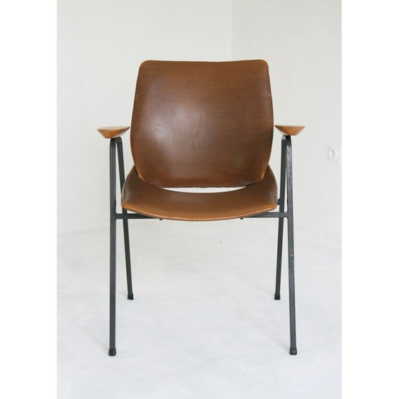 Image 1 of Chaise Lupina marron vintage de Niko Kralj pour Stol, 1970