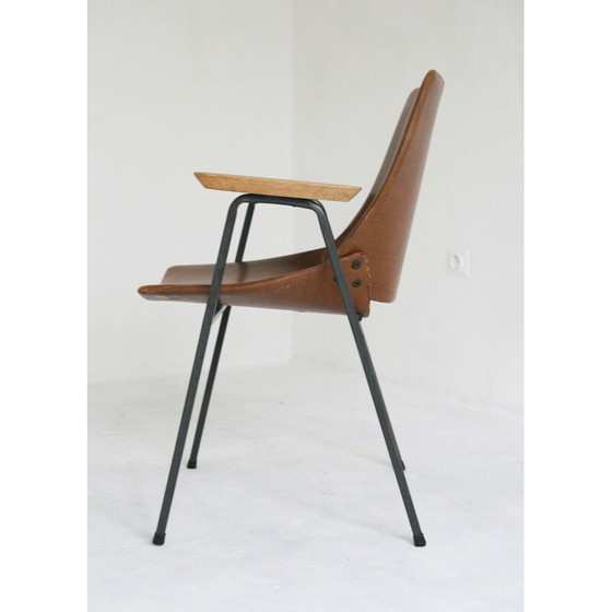 Image 1 of Chaise Lupina marron vintage de Niko Kralj pour Stol, 1970
