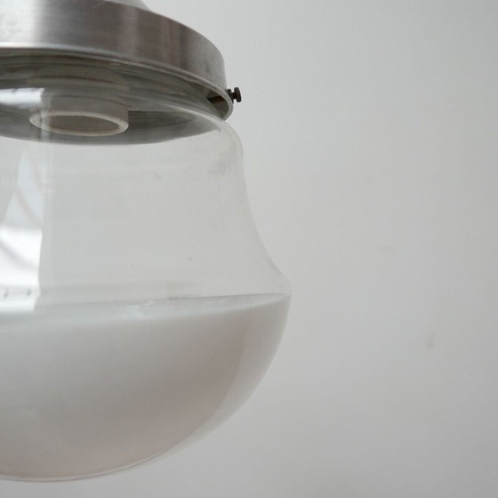 Lampe suspendue vintage bicolore, Allemagne 1950 – Suspensions (photo 6 of 11)