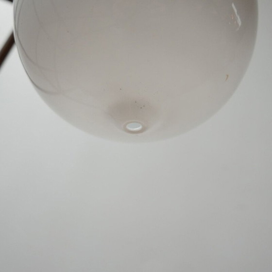 Lampe suspendue vintage bicolore, Allemagne 1950 – Suspensions (photo 7 of 11)