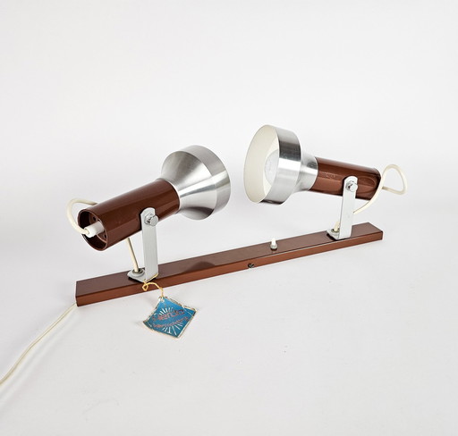 Herda Holland - Space Age Lighting - 2 Spots - Metal - Holland - 60's