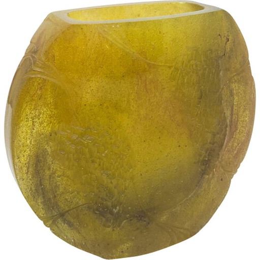 Vase vintage d'Étienne Leperlier, 1980