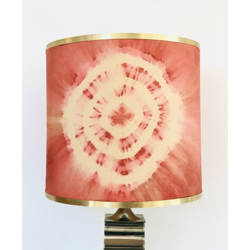 Lampe de salon vintage en étain, Italie 1960