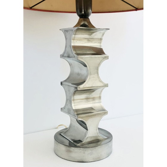 Image 1 of Lampe de salon vintage en étain, Italie 1960