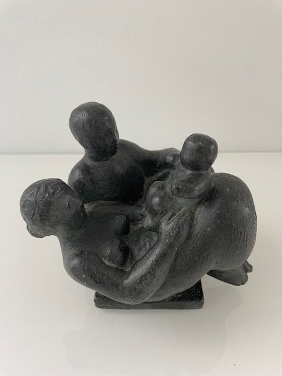 Image 1 of Frank Letterie - "Geborgen Beginning" Family (1988) - Gravure signée