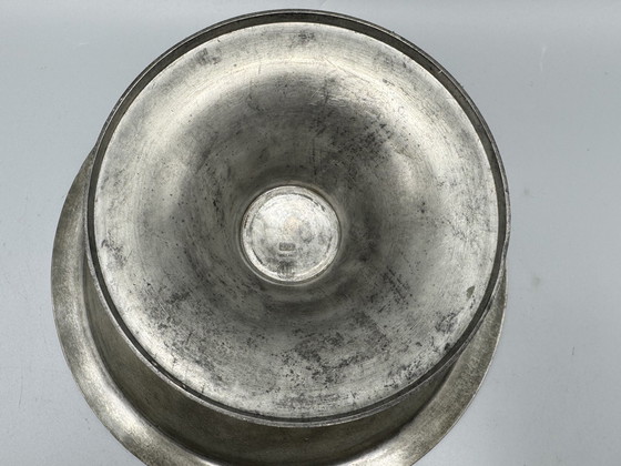 Image 1 of Coupe à fruits en étain, design Chris Van Der Hoef pour Gero, 1925