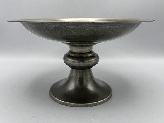 Image 1 of Coupe à fruits en étain, design Chris Van Der Hoef pour Gero, 1925