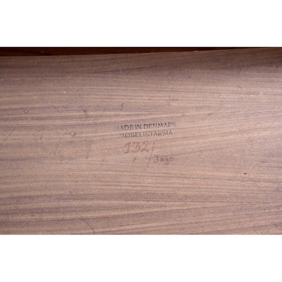 Image 1 of Table basse vintage scandinave en teck et céramique