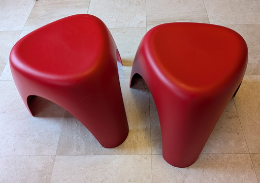 2X Tabouret éléphant Vitra (Design : Sori Yanagi)