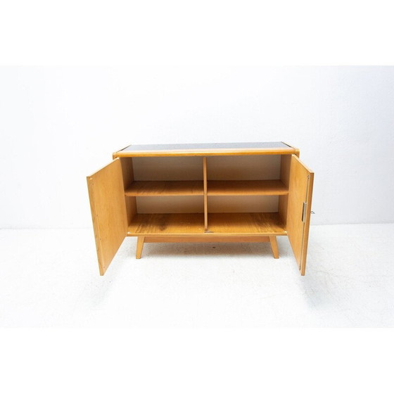Image 1 of Buffet vintage en bois de hêtre et verre opaxite par Hubert Nepožitek et Bohumil Landsman pour Jitona, 1960